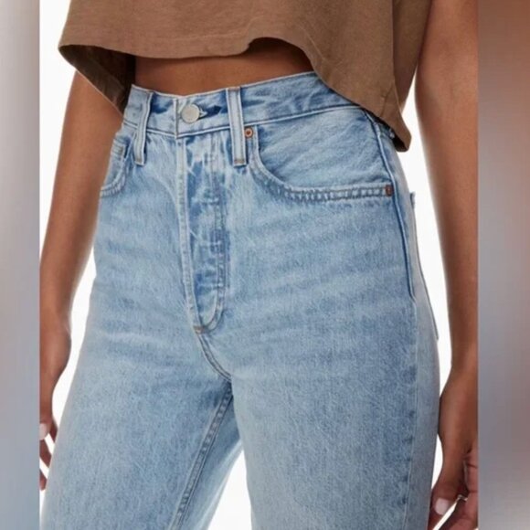 Aritzia - Denim Forum The Boyfriend High Rise Loose 28l size 27 - Picture 8 of 14
